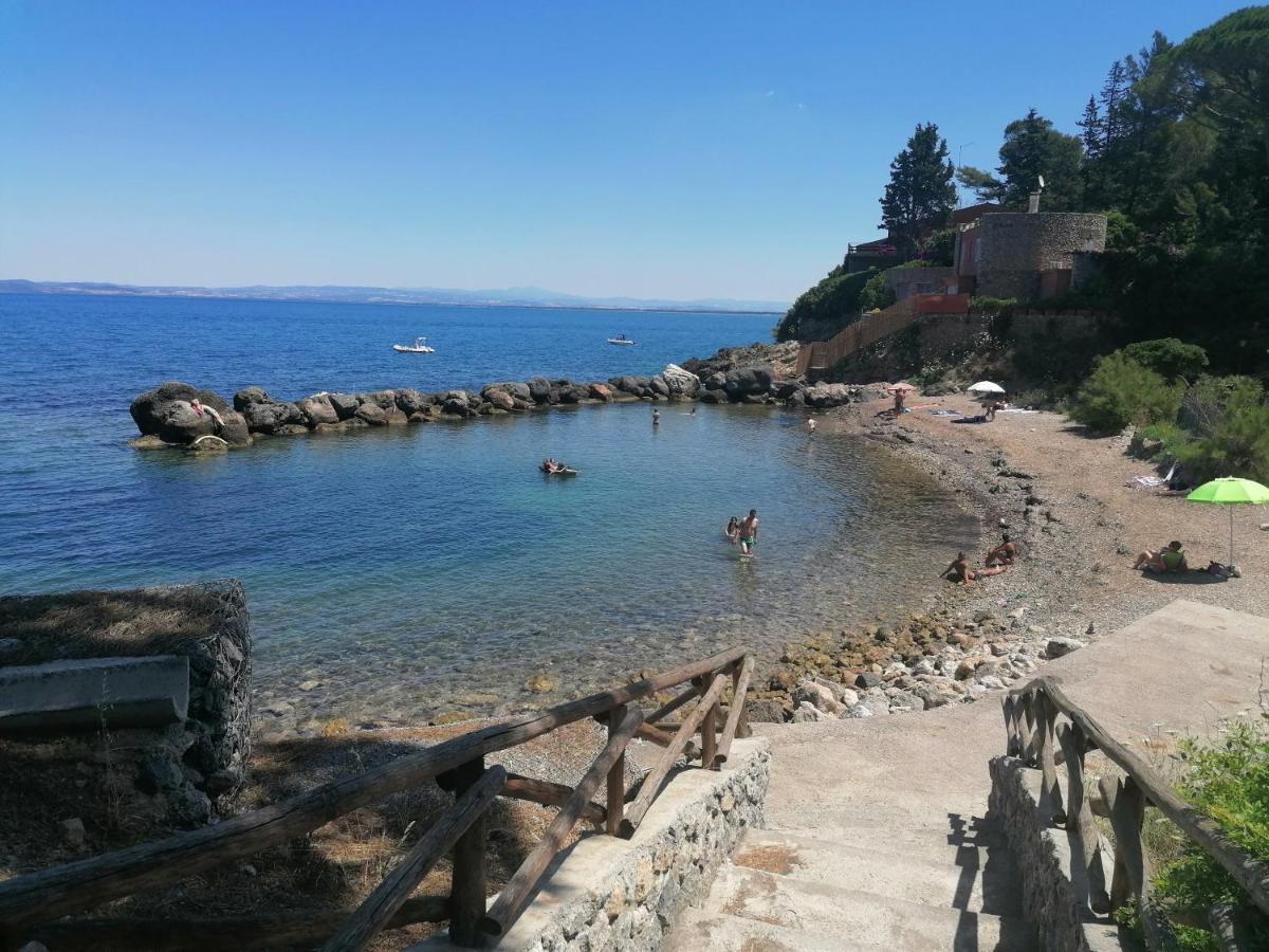 La Terrazza sulla Spiaggia Porto Santo Stefano  Esterno foto